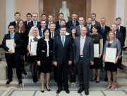 Prime Minister Valdis Dombrovskis hosted  BICG graduation for Government officials