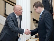 Prime Minister Valdis Dombrovskis hosted  BICG graduation for Government officials
