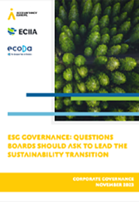 ESG Governance: questions boards should ask to lead the sustainability transition